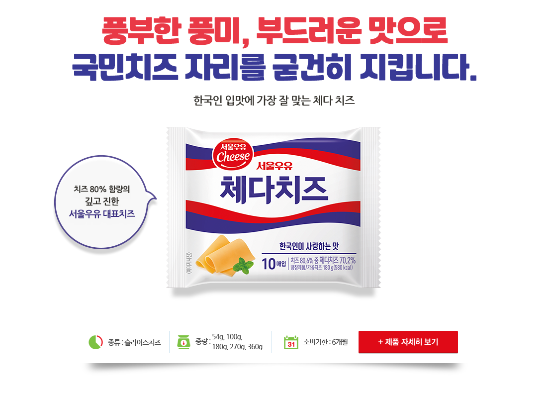 슬라이스 체다치즈
